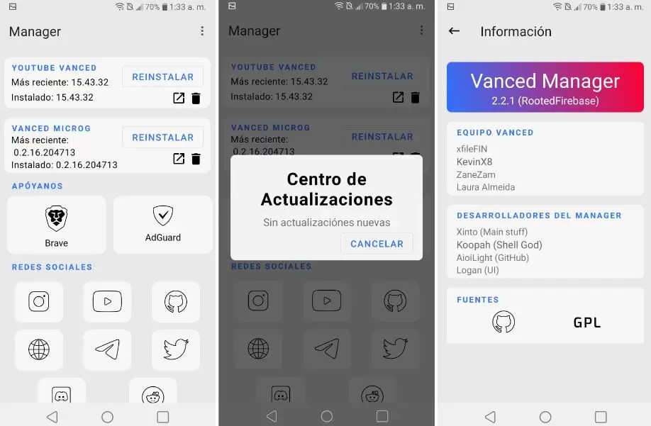 Vanced Manager apk v2.6.9 Full Mod [YouTube Premium] (MEGA)