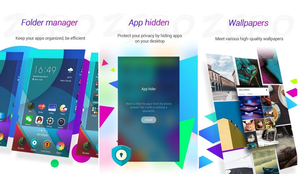 ZERO Launcher pro,smart,boost Mod Android Apk Mods