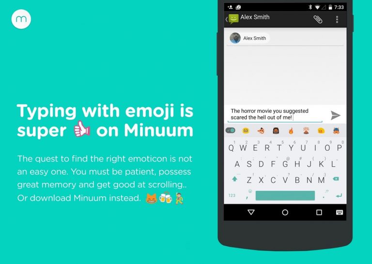 Minuum Keyboard + Smart Emoji Mod Android Apk Mods