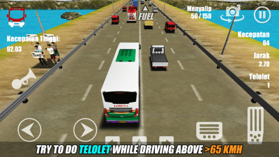 Telolet Bus Driving 3D Mod Unlock All Android Apk Mods