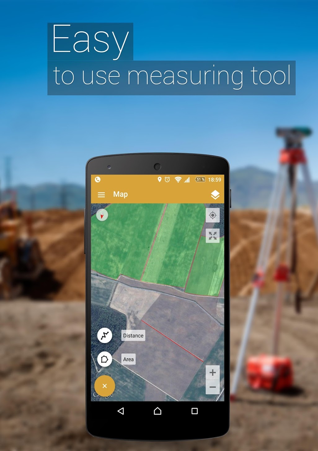 GPS Fields Area Measure Mod Unlock All Android Apk Mods