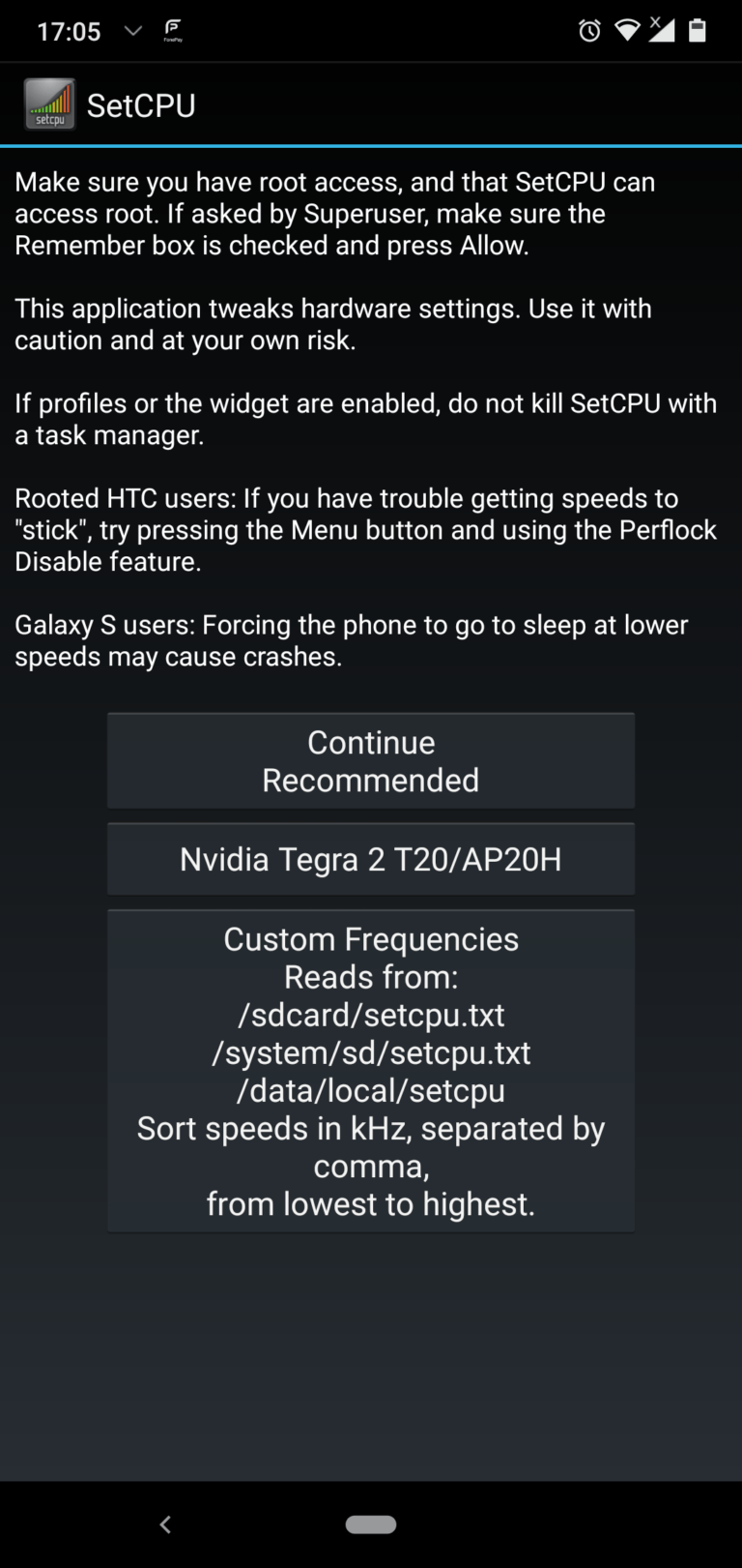 SetCPU for Root Users 3.1.3 APK for Android Download