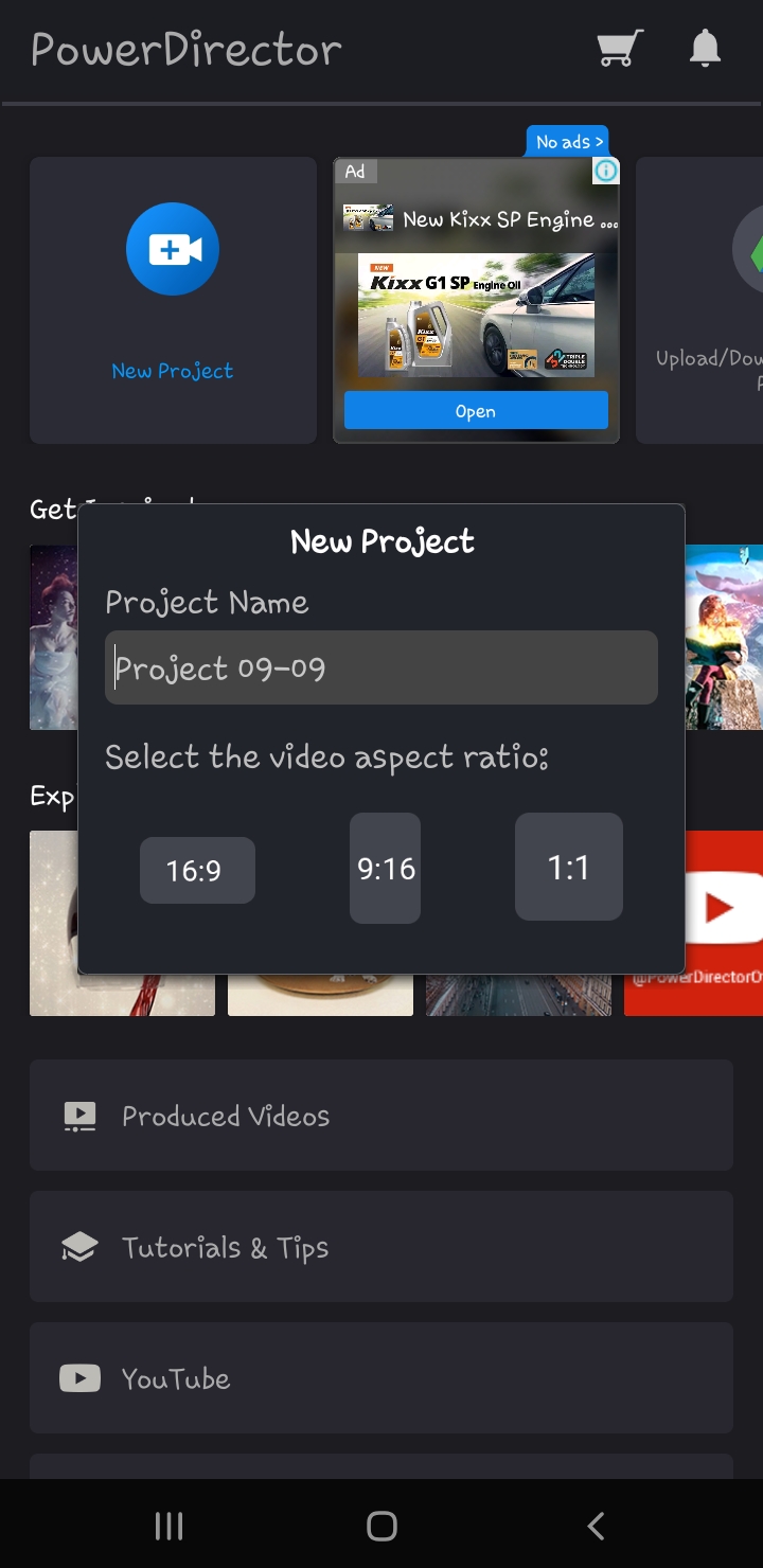 PowerDirector Video Editor 8.2.0 APK for Android