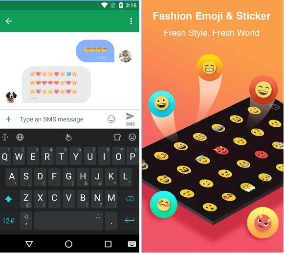 11 Apps to get free emojis for Android Androidappsforme find and
