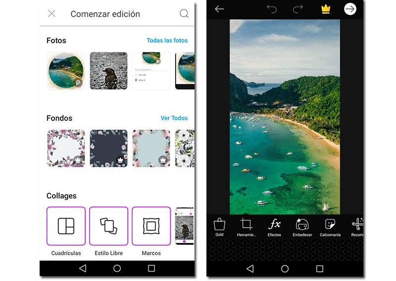 PicsArt, edita fotos en tu Android con collages, dibujos y montajes