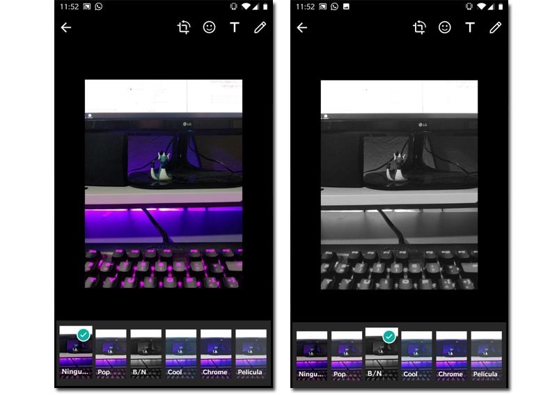 How to edit photos from WhatsApp before sending them AndroidHelp