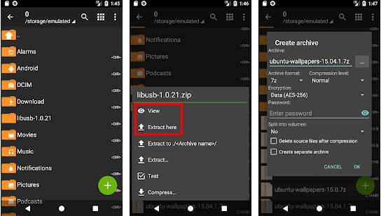 Cara Extract File RAR & ZIP di Android secara Offline
