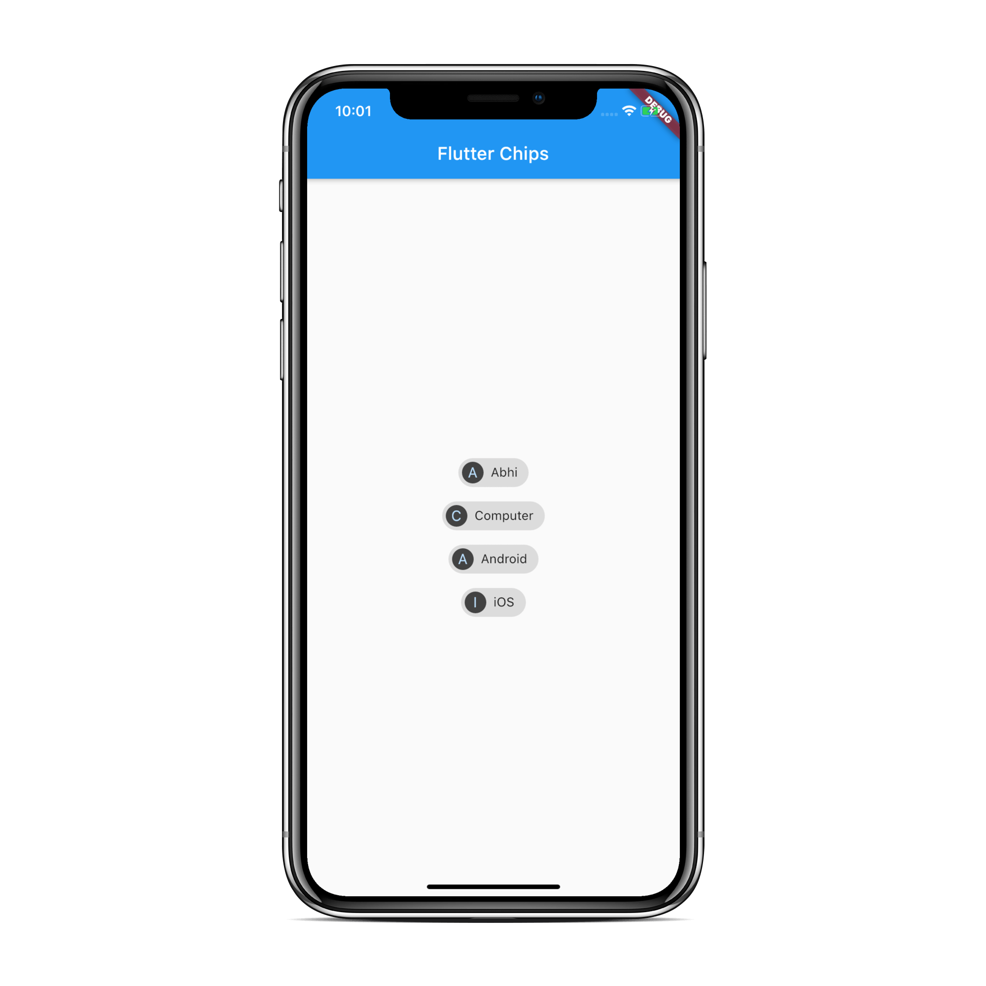 Flutter chips implementation tutorial for beginners