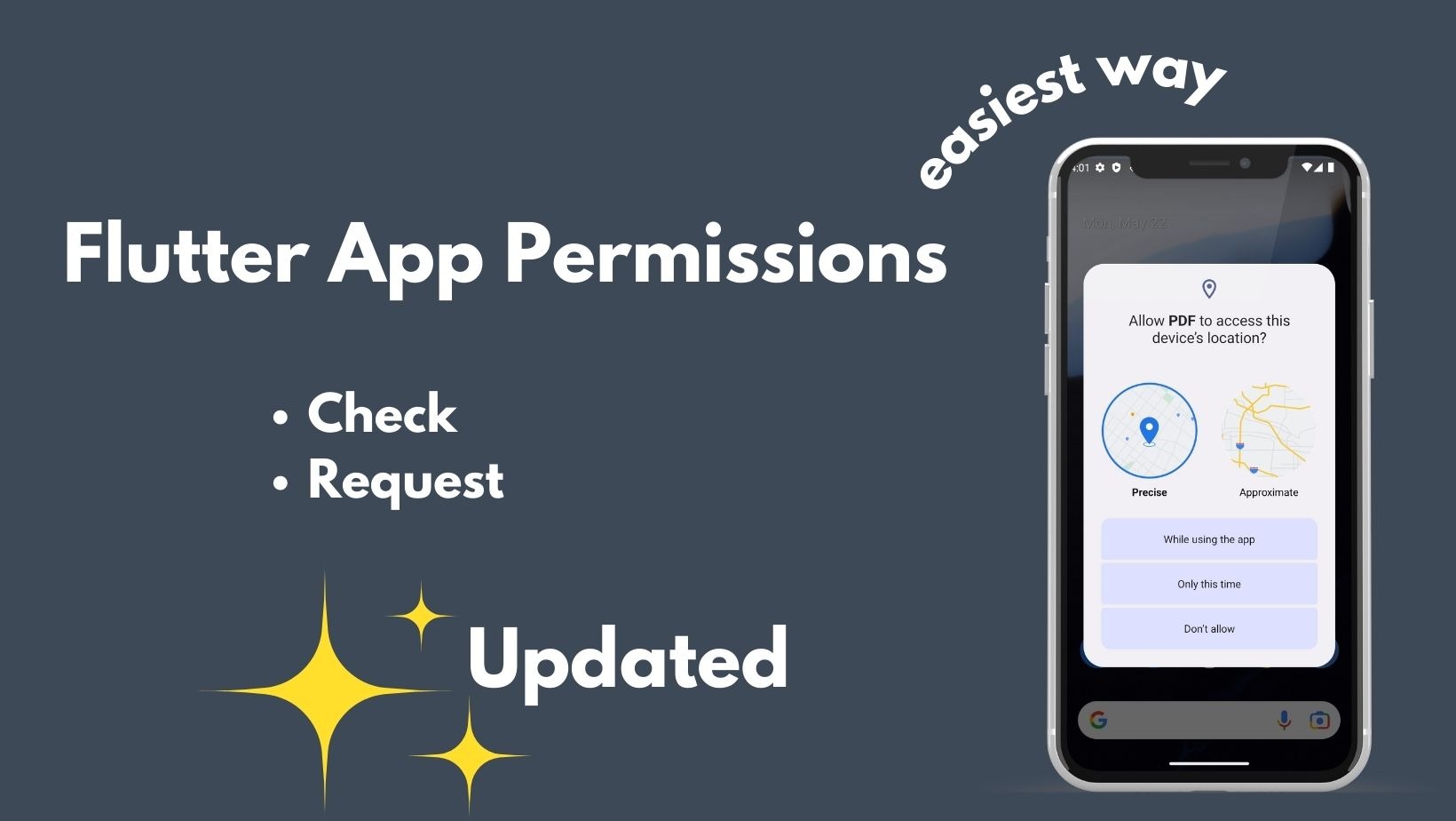 Permission Handler Usage and Implementation Flutter