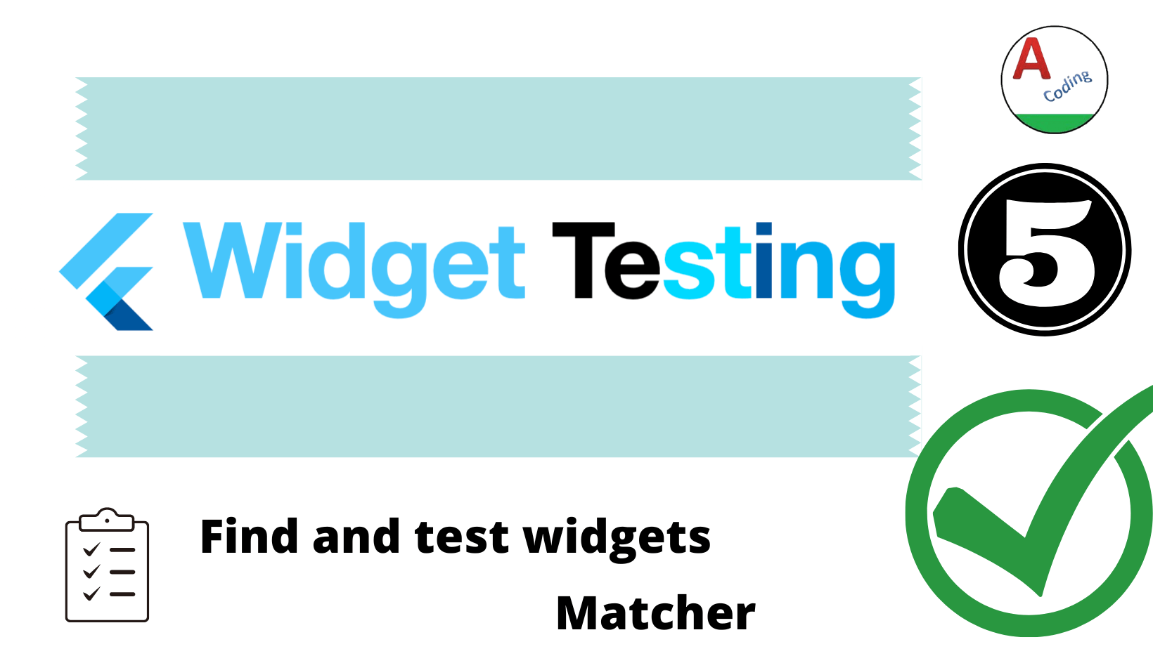 Flutter Matcher Test your widget before using it