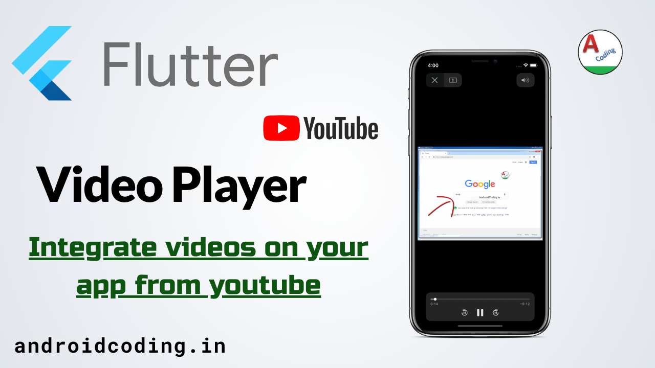 Flutter youtube integration tutorial Youtube Video Stream