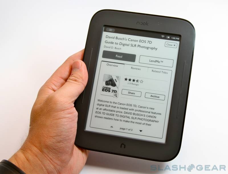 The AllNew NOOK handson and unboxing by SlashGear Android Community