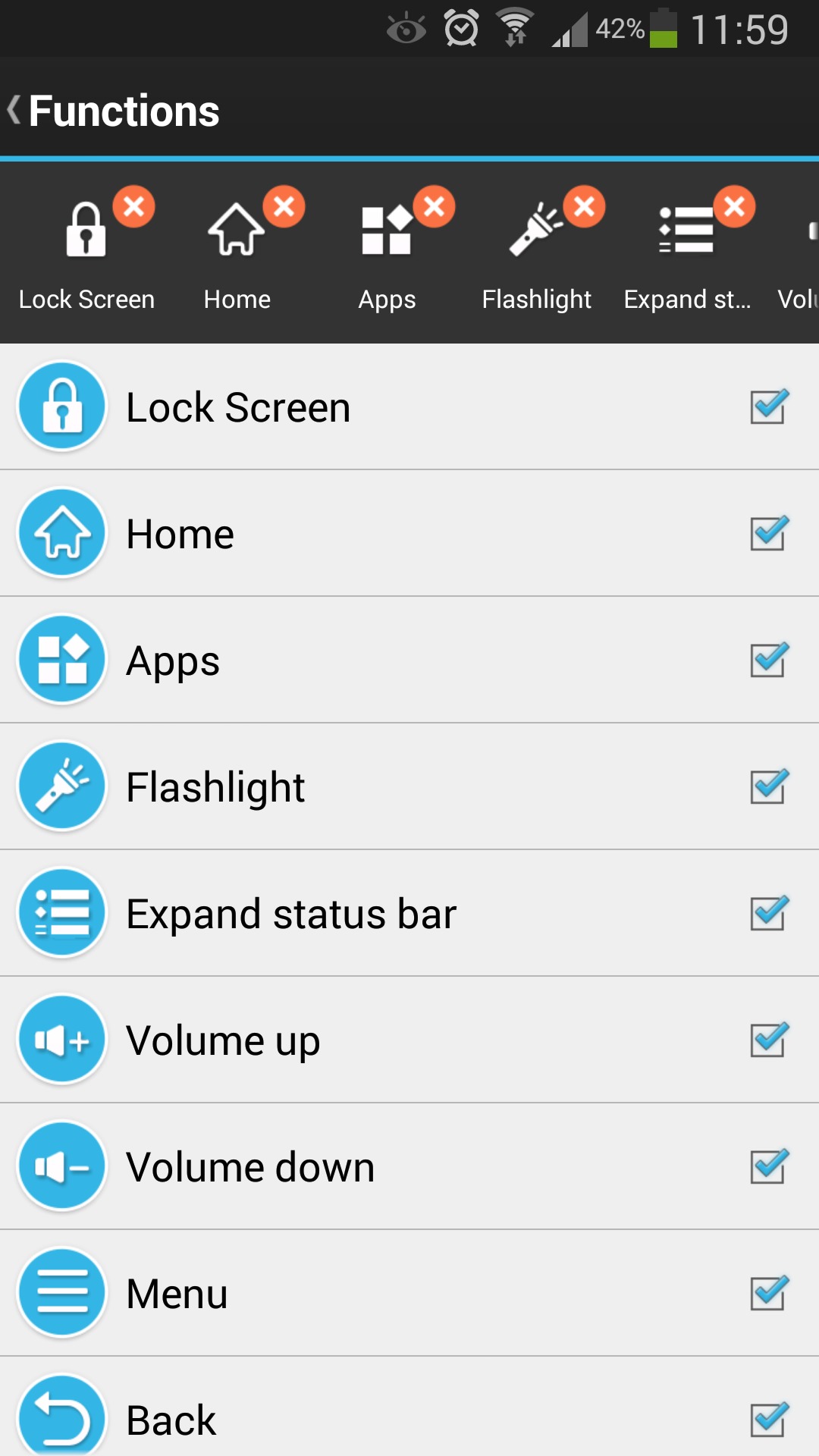 Sidebar Launcher keeps your favorite actions just a swipe away