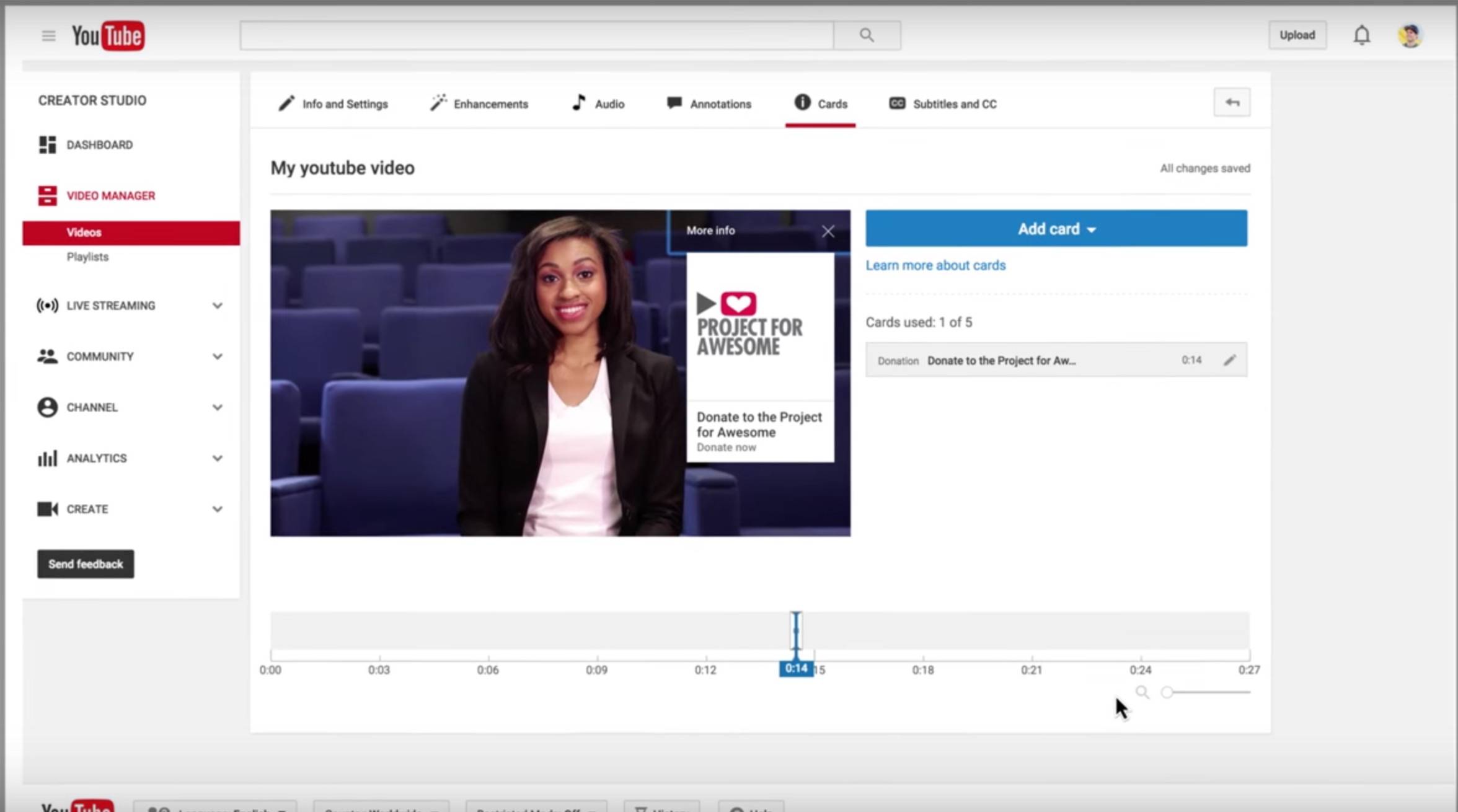 YouTube opens up donation cards for nonprofits through creators