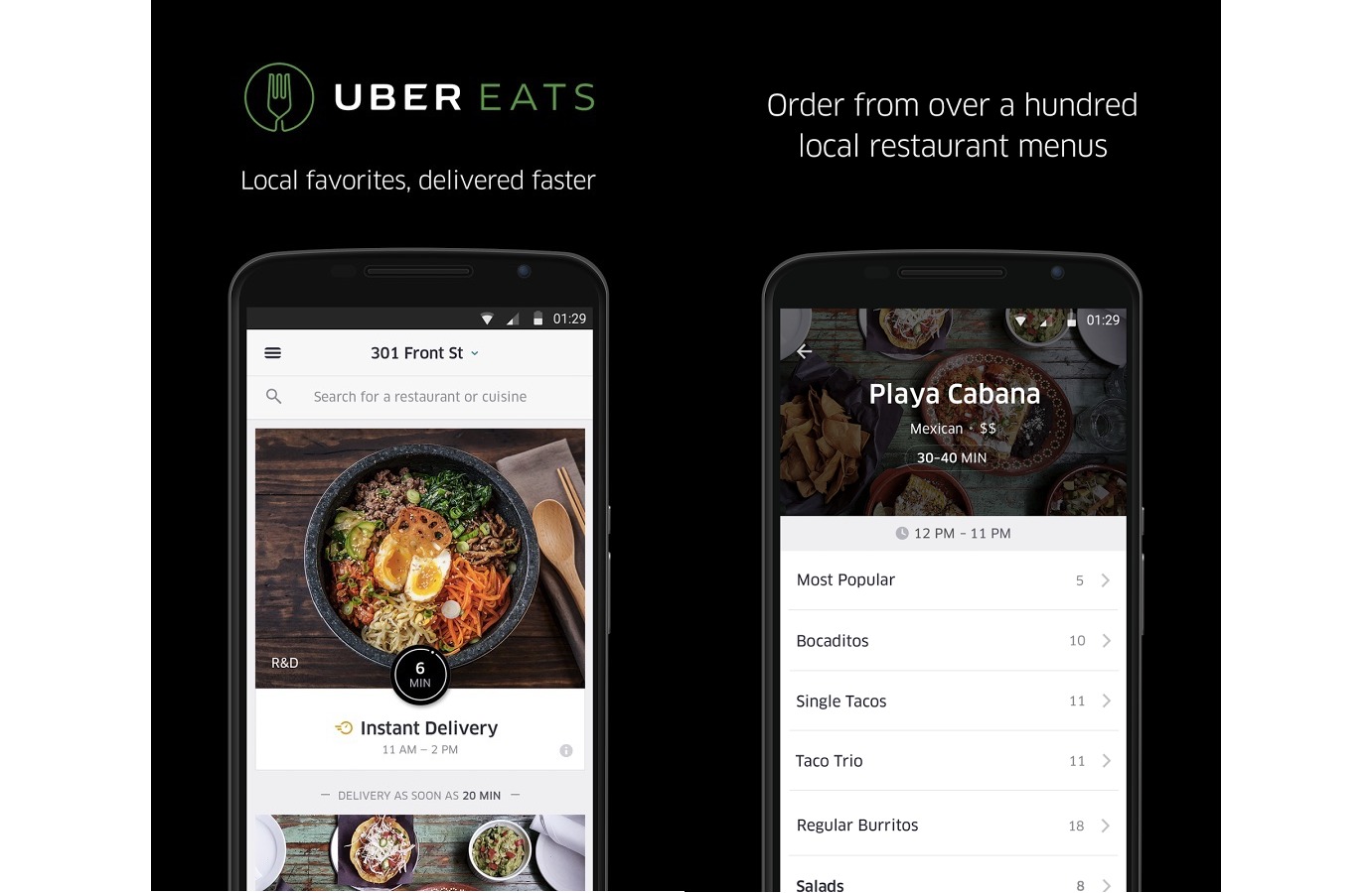 Uber launches standalone food delivery apps, calls it UberEATS