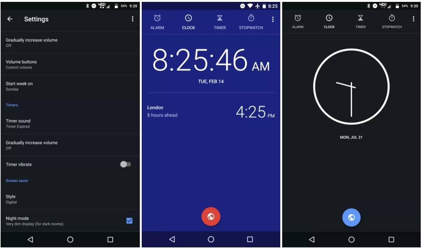 Google Clock app gets darker theme, Android O support Android Community