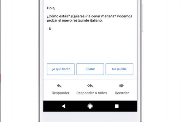 Say “Claro!” as Gmail’s Smart Reply is now available in Spanish
