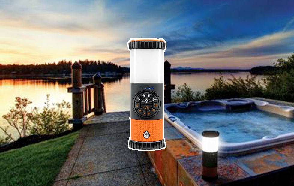 ECOXGEAR EcoLantern is a charger, speaker, light source, all-in-one