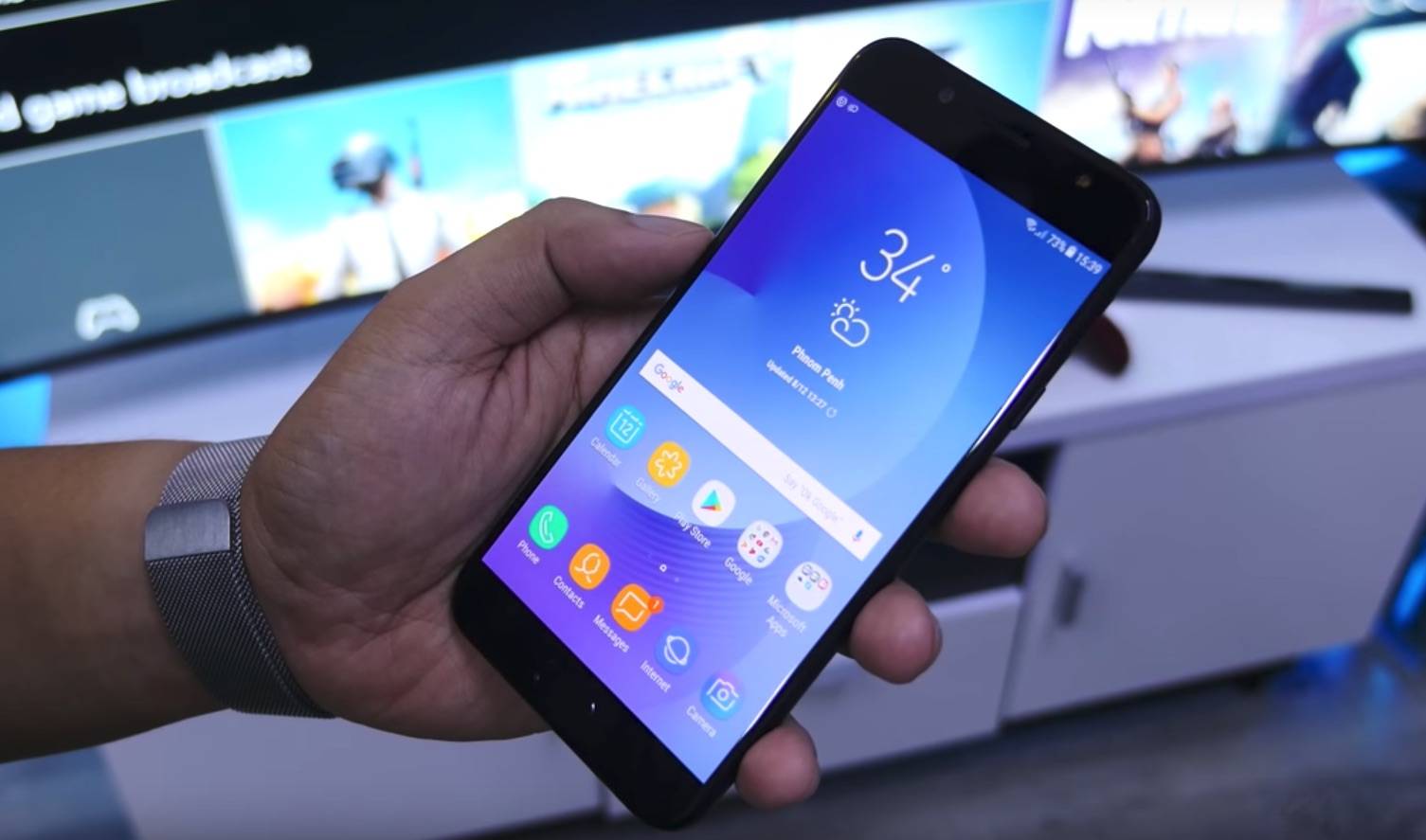 Samsung Galaxy J7+ handson video shared online before