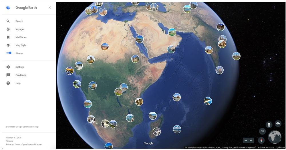 Google Earth now includes crowdsourced photos Android Community