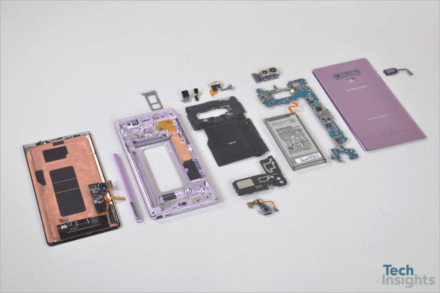 Samsung Galaxy Note 9 Teardown See key modules and components inside