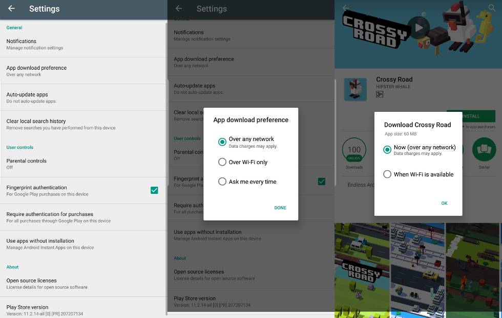 Google Play Store now has “App download preference” option Android