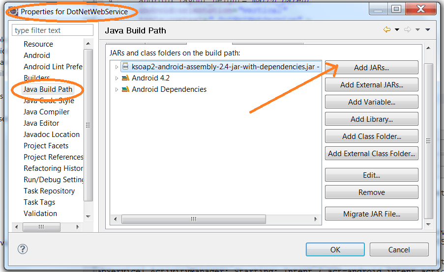 Dot Net Webservice Call Android Example