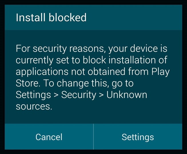 Enable Unknown Sources on your Android device • Android Flagship