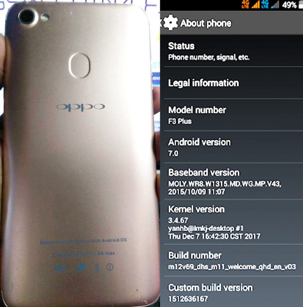 Oppo Clone F3 Plus Flash File Firmware MT6572 Stock Rom