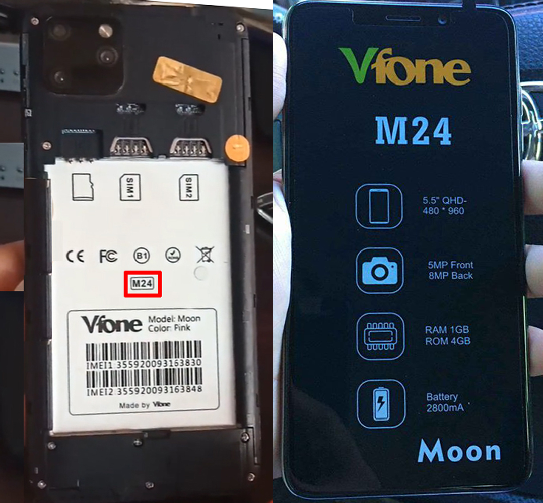 Vfone Moon M24 Flash File Firmware Stock ROM