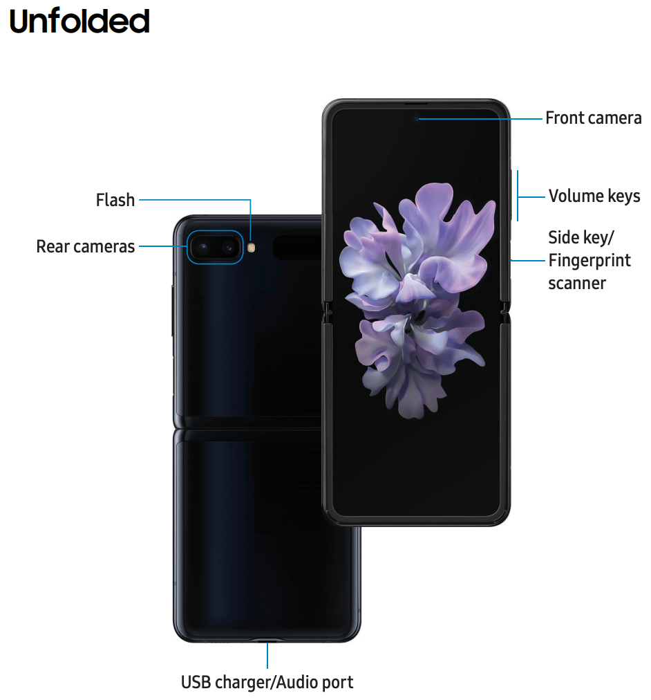 Galaxy Z Flip How To Turn On/Off and Restart Samsung
