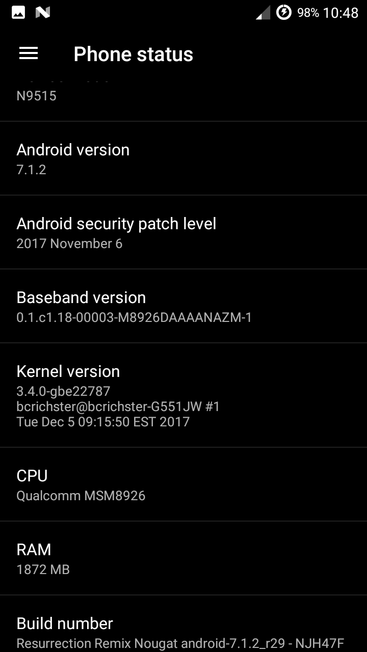 [ROM][Unofficial]Resurrection Remixv5.8.5 for ZTE Warp Sync (warp4