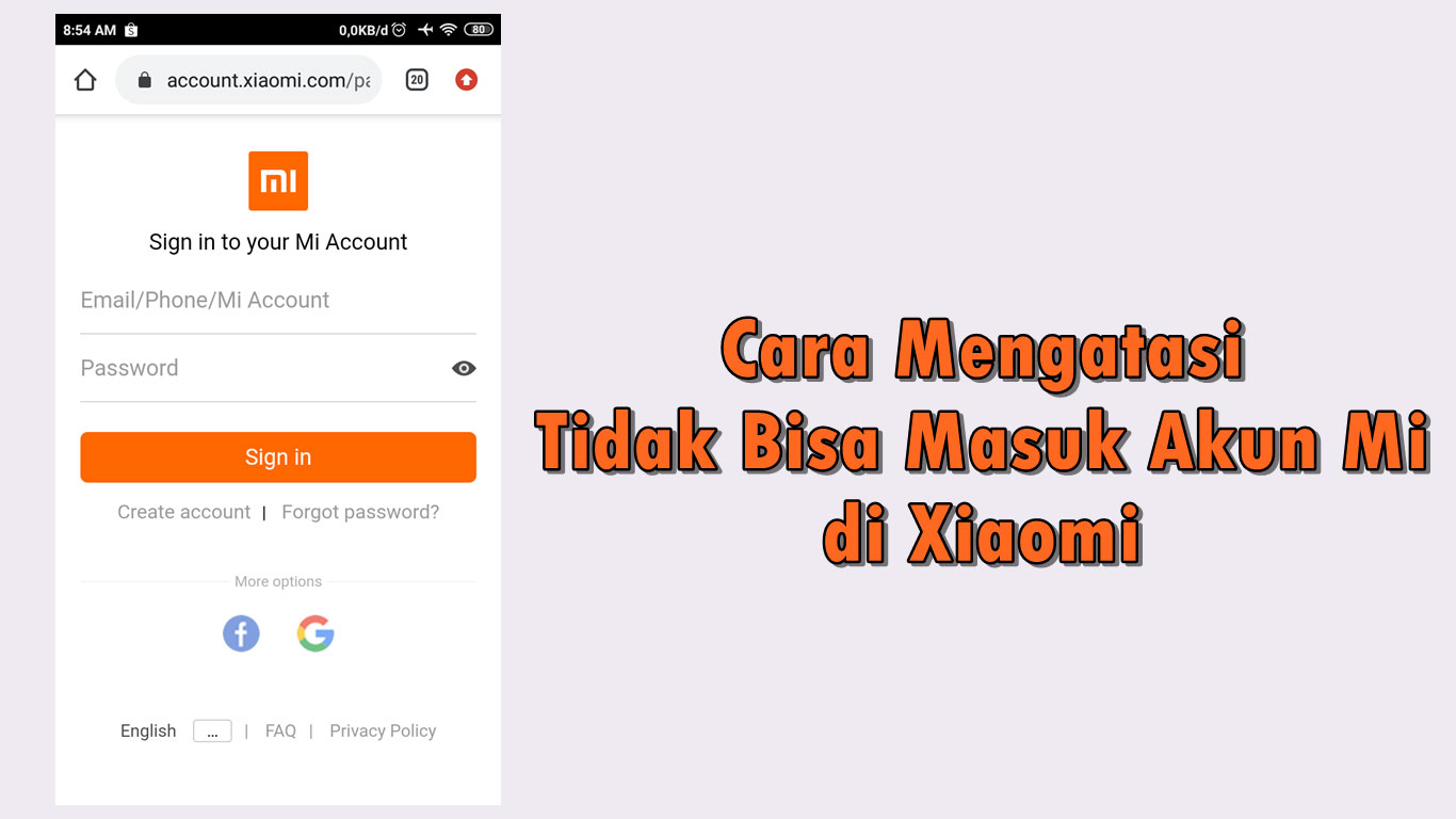 Tidak Bisa Masuk Akun Mi di Xiaomi? Begini Cara Mengatasinya