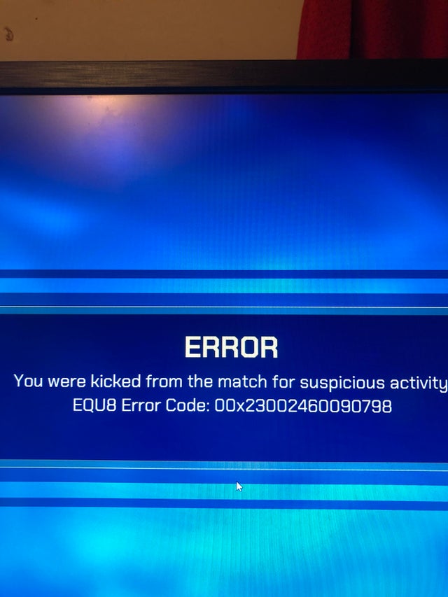 Splitgate EQU8 Error Code kicking players out for suspicious activity Is there any fix yet