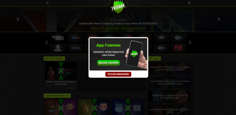 Futemax tv App como assistir os melhores canais de esportes Guias