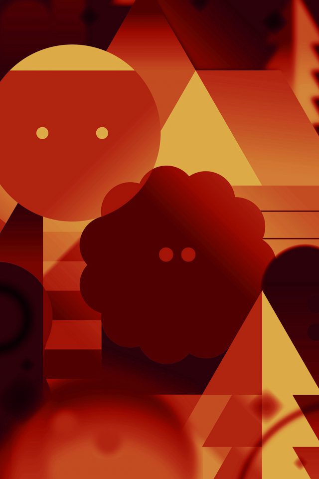 Digital Art Green Red 3d Pattern Android wallpaper Android HD wallpapers