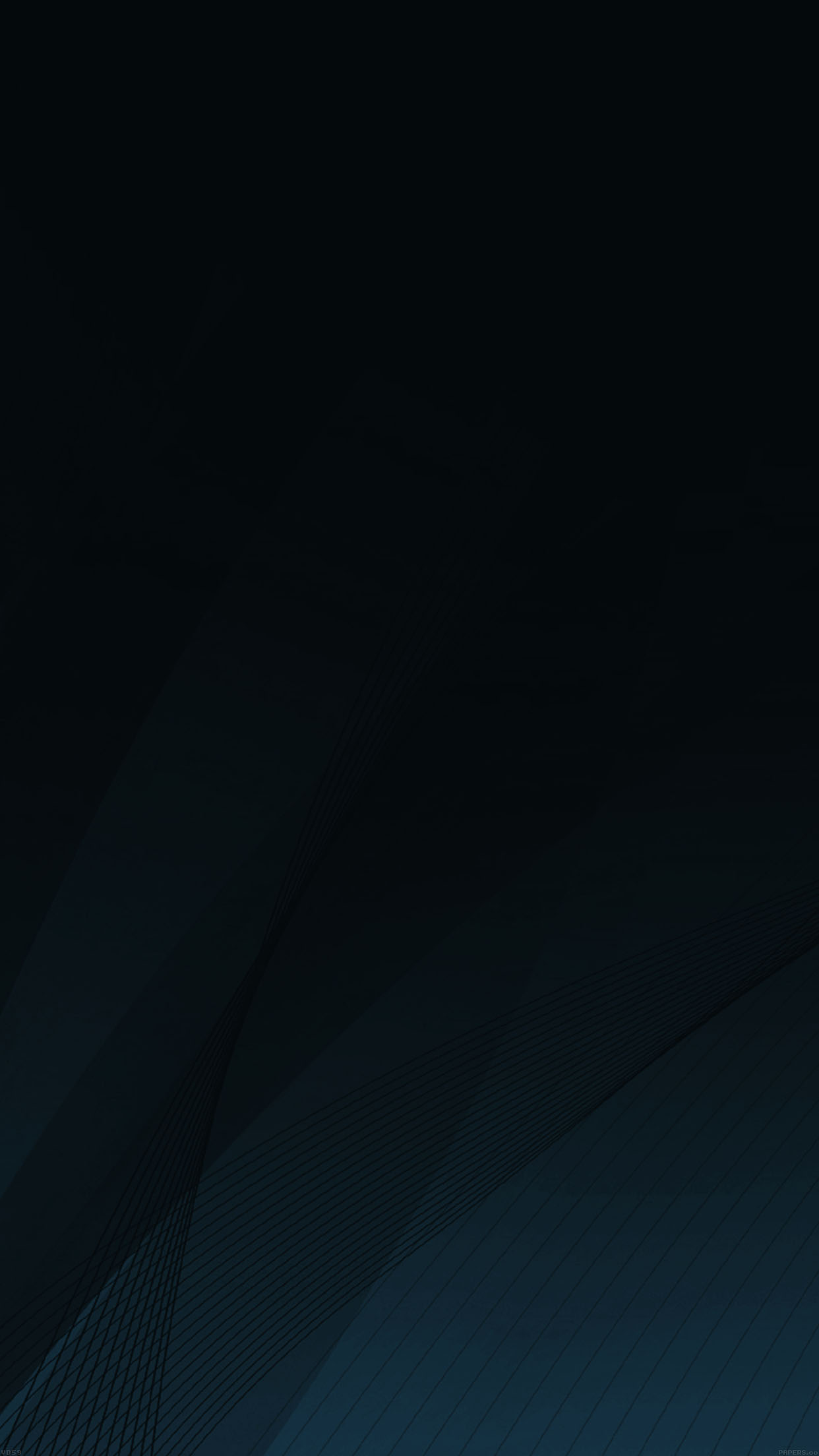 Simple Lines Blue Curves Abstract Art Android wallpaper