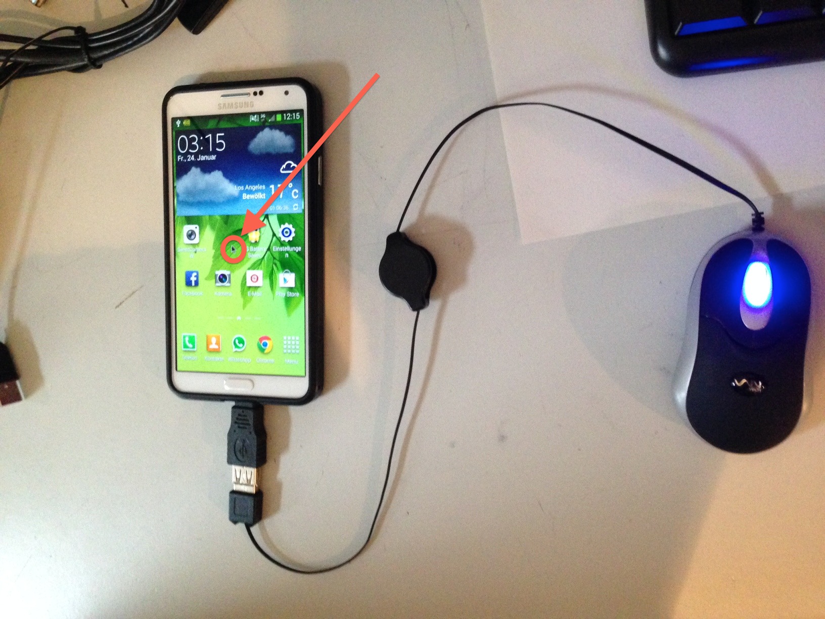 Androidkanal.de » Samsung Galaxy Note 3 mit Maus bedienen