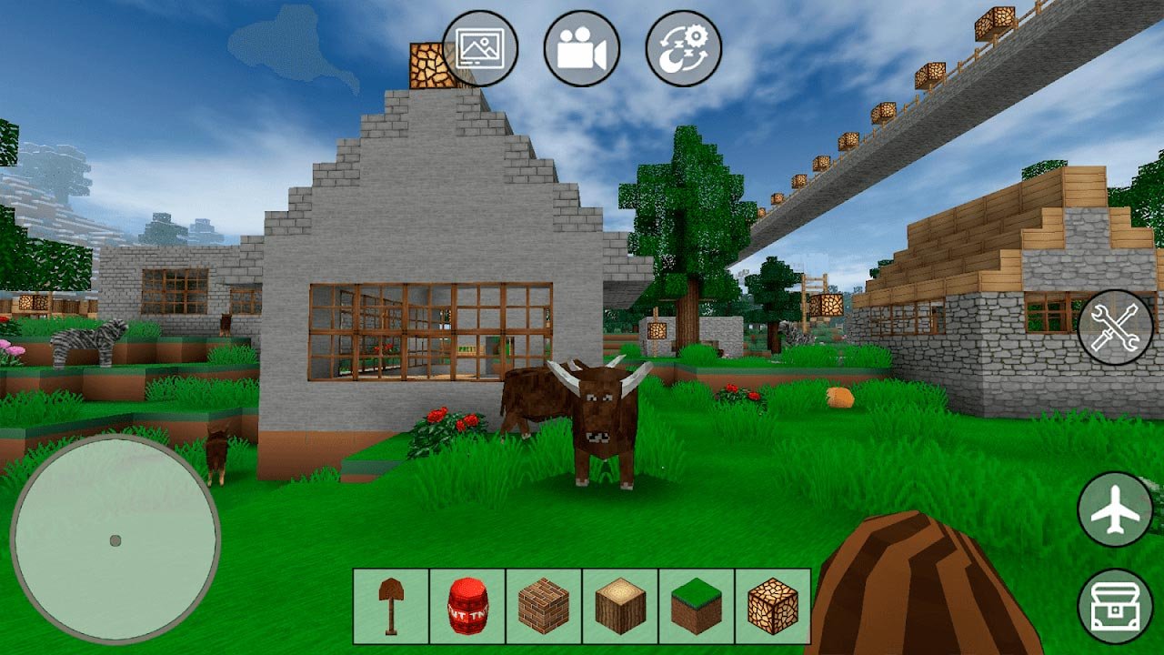 Скачать игру Mini Block Craft на андроид бесплатно полную версию APK 74