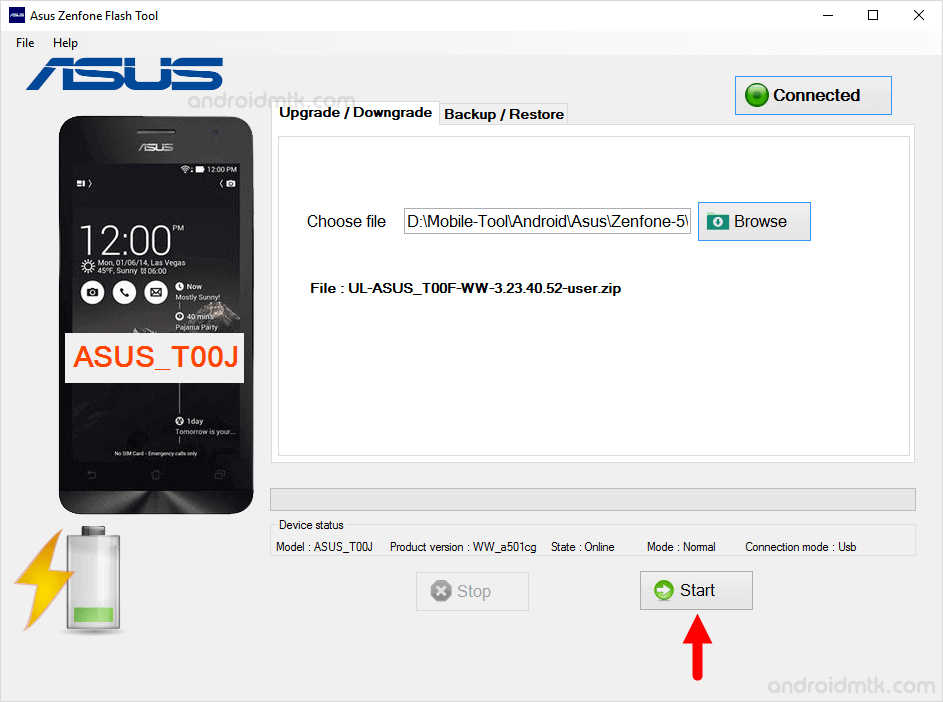 How to use Asus Zenfone Flash Tool