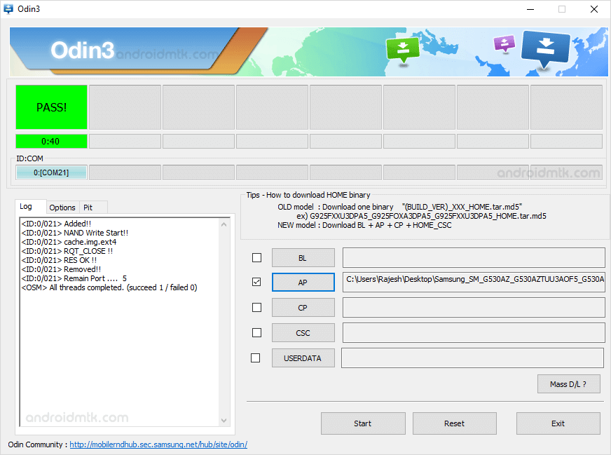 How To Flash Using Odin Android Techpedia