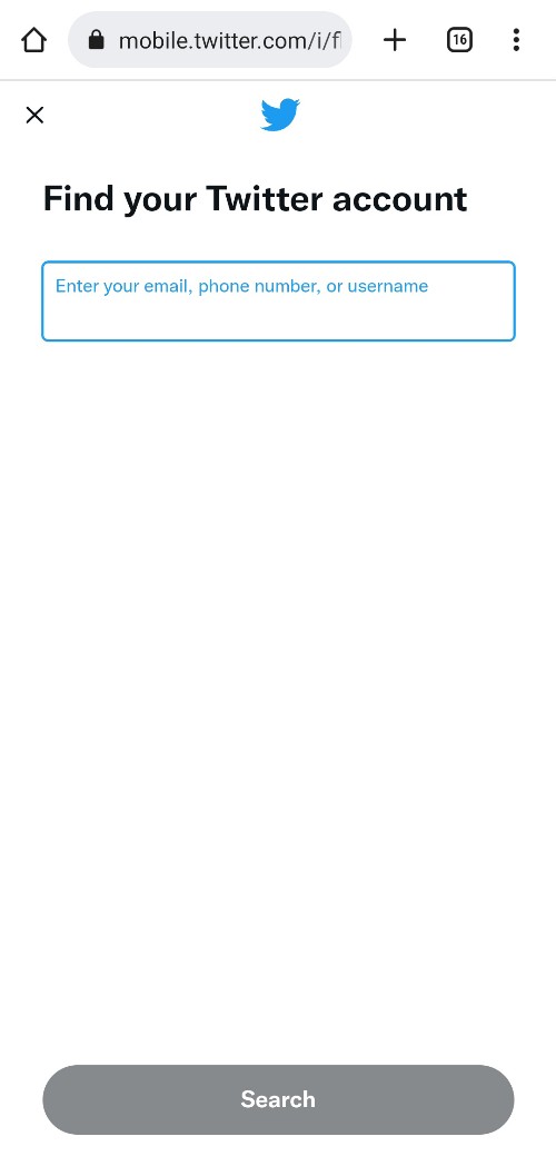 Twitter password reset not working Fixed Android Nature