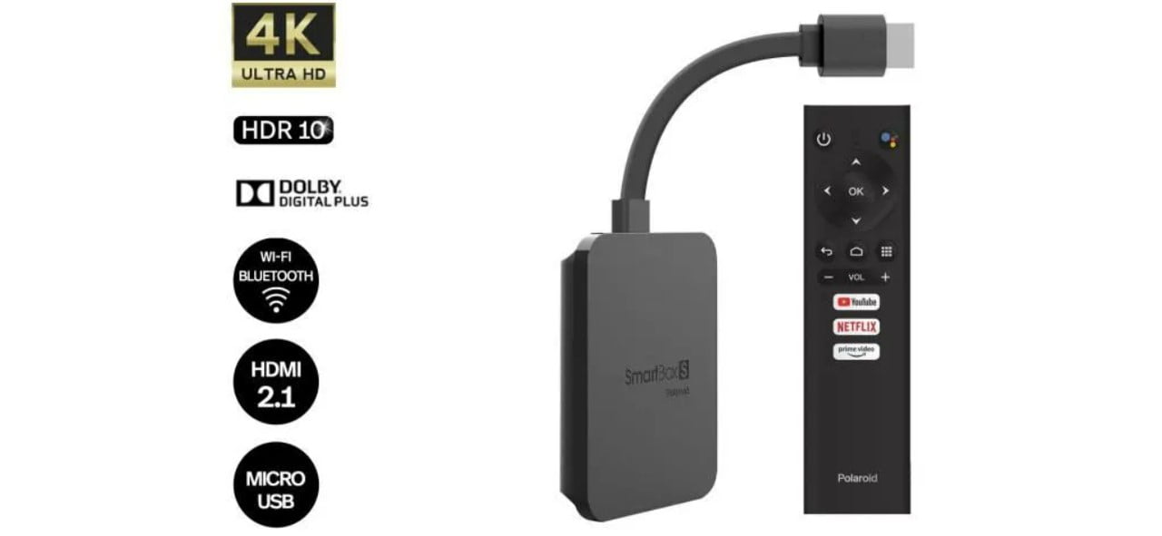 POLAROID SMARTBOX S nuevo Dongle certificado con Android