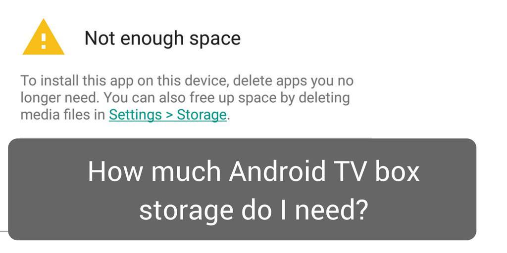 How Much Android TV Box Storage Do I Need Storage Guide