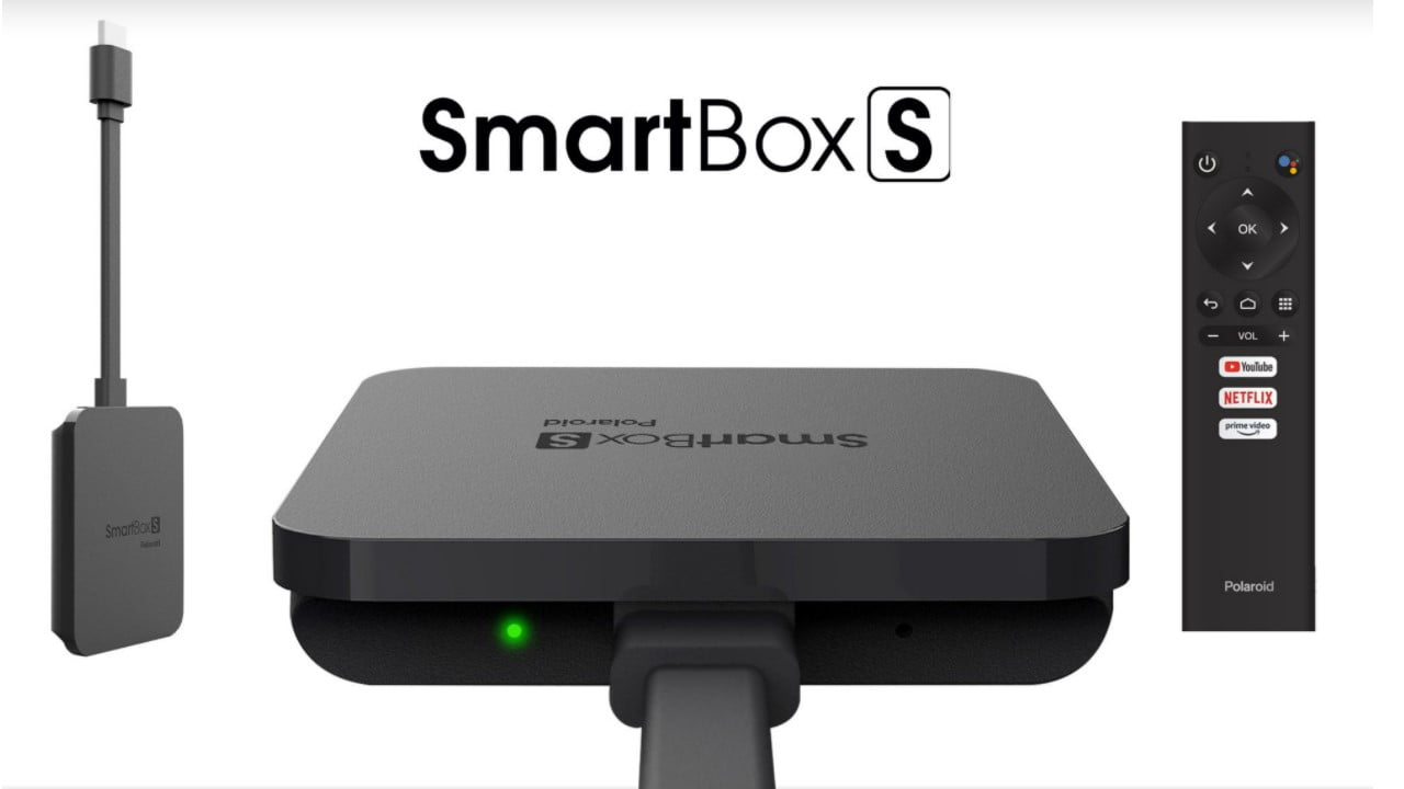 POLAROID SMARTBOX S New Certified Dongle with Android TV