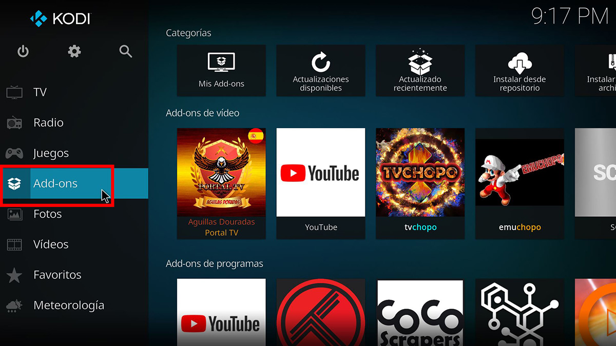 Cómo instalar Sr Regio en Kodi (2024) paso a paso