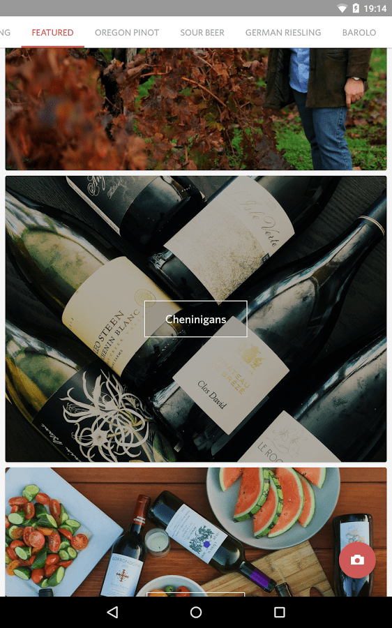 Delectable Wines Wine Scanner, Android App, Ratings