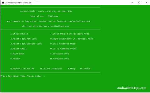 Android Multi Tools - Reset and unlock any Android phone.