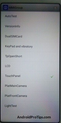 *#*#64663#*#* – QC Test