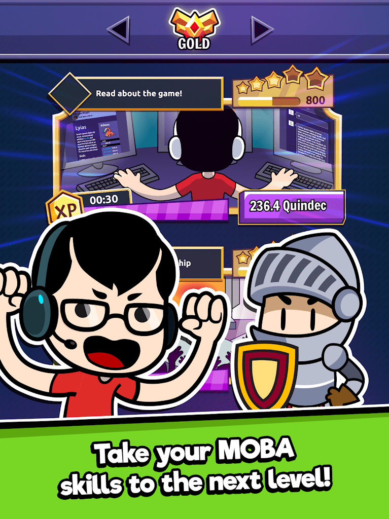 Download Idle Moba Legends eSports Tycoon Clicker Game 1